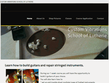 Tablet Screenshot of customvibrations.net